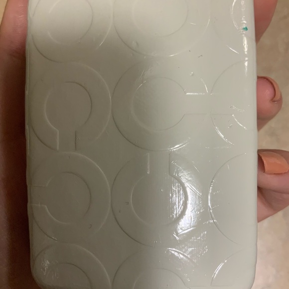 COACH Hardshell White Monogram CC Sunglasses Eyeglasses Protective Case 7” - Picture 10 of 12